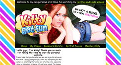 Desktop Screenshot of kittygetfun.com
